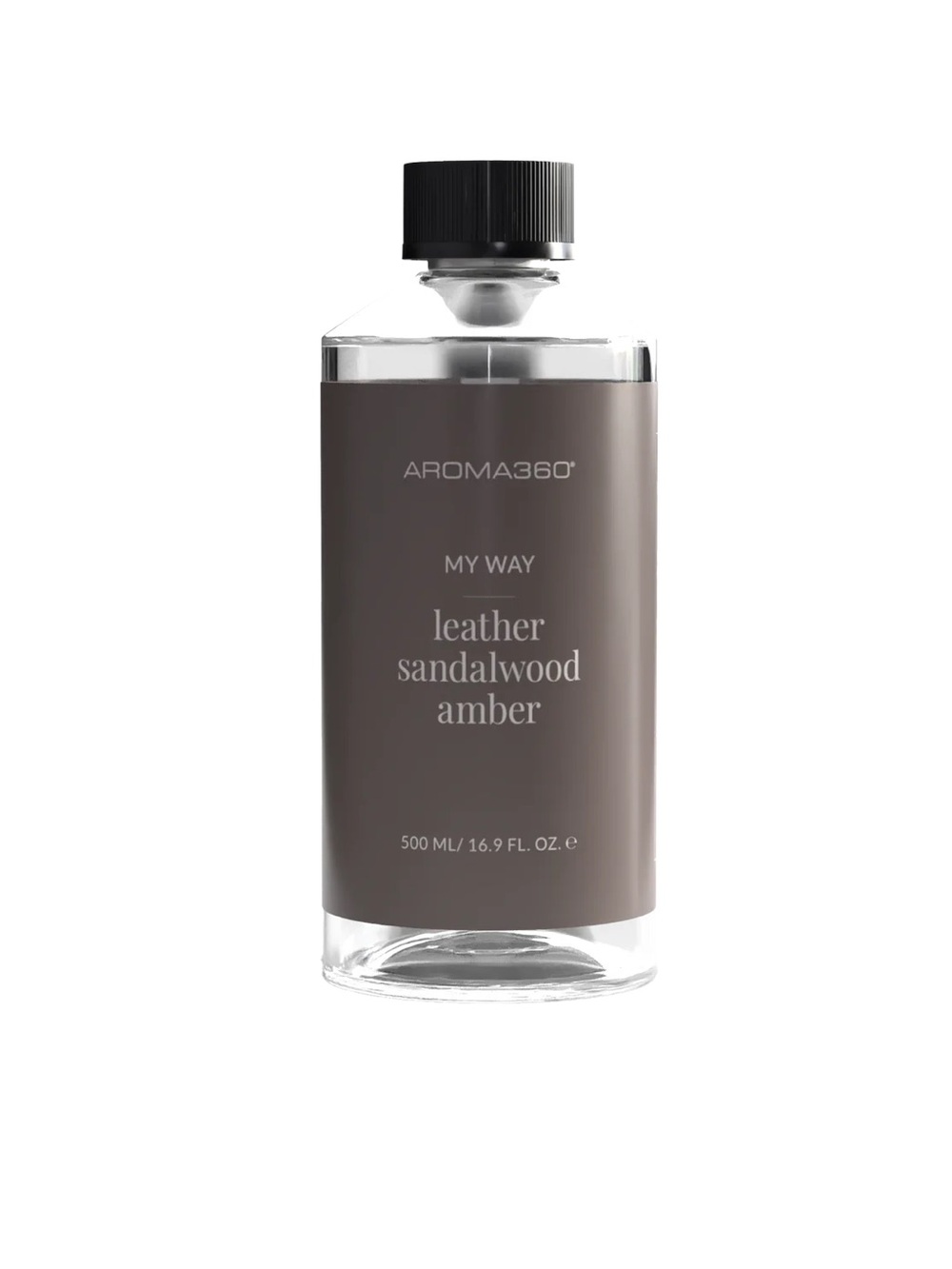 AROMA360 My Way Leather Sandalwood Amber Diffuser Scent 500ml